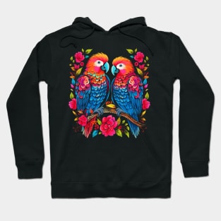 Parrot Couple Valentine Hoodie